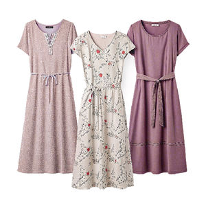 Cómodo vestido informal de verano para mujer diseñado con tendencias de moda modernas, ligero, estilo versátil y uso diario - Product Image 6