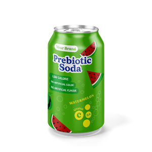 Boisson gazeuse prébiotique fruitée à saveur naturelle faible en glucides en canettes d'aluminium de 330 ml, 500 ml et 250 ml, marque privée, 5 Brix, certifiée HALAL ISO 22000 - Product Image 4