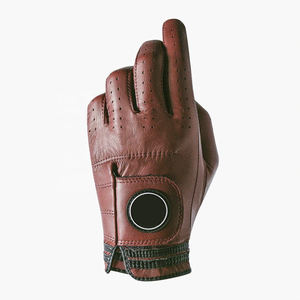 Gants de golf gauchers de couleur personnalisée, en peau de mouton durable, en tissu PU, respirants, à usage sportif - Product Image 4