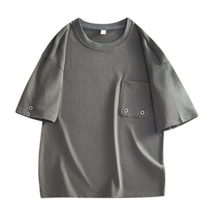 Mosaic Impex 100% Camisetas de algodón para hombre Cuello redondo liso de alta calidad con bolsillo frontal Opciones de talla grande - Product Image 1