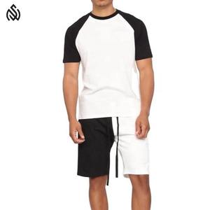 Conjunto de verano para hombre, camiseta de manga corta, conjuntos de pantalones cortos, conjunto de Fitness de dos piezas, chándal informal - Product Image 1