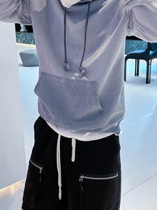 เสื้อฮู้ดดี้ผ้าฝ้ายผสมทำจากผ้าปากีสถานลายคลาสสิกดีไซน์ซีดแสงแดดตามความต้องการของลูกค้า - Product Image 2