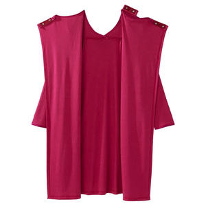 Bata de Paciente Unisex Adaptable para Recuperación Postoperatoria con Acceso al Puerto de Quimioterapia, Tejido Jersey 100% Algodón, Cierre de Presión en los Hombros - Product Image 3