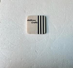 Ensemble de sous-verres ronds en marbre faits à la main écologiques Tapis et coussinets de haute qualité avec design texturé personnalisé pour article de cadeau de Noël - Product Image 5