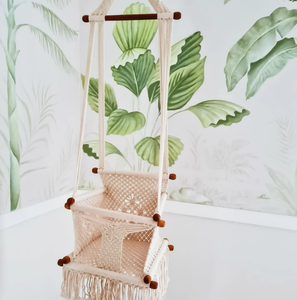 Best-Selling Handmade Macrame Boho Baby <b>Swing</b> - Product Image 2