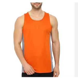 Haute qualité coton Spandex hommes Gym débardeurs décontracté Fitness musculation gilet respirant en gros grande taille vêtements - Product Image 3