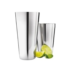 Shaker à cocktails double pour bars et fêtes, shaker à cocktails à double verseur, shaker en verre DuoShake, MixFusion shaker à 2 verres - Product Image 1