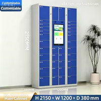 Casier de livraison de colis intelligent, casiers à colis extérieurs, armoire de stockage en libre-service 24h/24 pour la livraison par coursier, supermarché