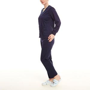 Uniformes de Hospital con cuello en V y múltiples bolsillos para mujer, traje de enfermería elástico de moda personalizado de la mejor calidad para mujer - Product Image 4