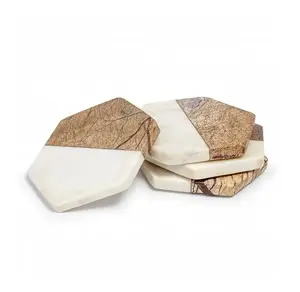 Posavasos de madera de estilo clásico, diseño de fábrica india, Decoración de mesa de comedor, alfombrillas y almohadillas para interior de Hotel y restaurante - Product Image 6