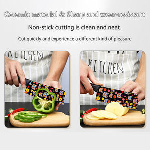 Cuchillo de Chef de Cerámica de Alta Calidad, 8 Piezas con Mango de Plástico para Cocina Casera, en Existencia, Éxito de Ventas 2026 - Product Image 3
