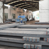 Billets d'acier de 130 mm x 12 m, billets d'acier de haute qualité, billets d'acier de coulée continue