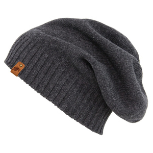 หมวกบีนนี่ถักสำหรับผู้ชายและผู้หญิง, หมวกทรงกะโหลกโอเวอร์ไซส์ซับในนุ่มฤดูหนาว - Product Image 3