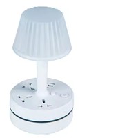 Lampe de table de chevet LED design champignon moderne Base de charge USB E26 Éclairage de maison multifonctionnel Décoration de lecture Alimentation électrique