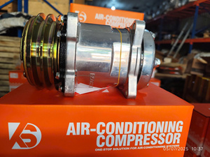 Compresor A/C de 12V 24V 4514 6669 6627 508-1004 Compresor A/C para excavadora, tractor, excavadora, cargadora de ruedas 508 SD5H14 SD508 - Product Image 5