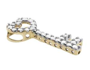 Design unique en forme de coeur ouvert 925 argent rond Moissanite diamant pendentif Style classique amour romantique cadeau pour elle - Product Image 2