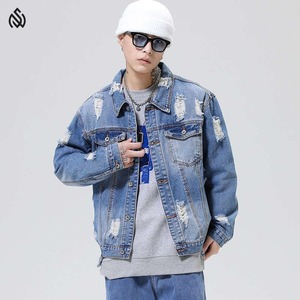 Recién llegado, chaqueta de hombre de alta calidad, chaqueta de invierno informal de tela vaquera de algodón transpirable - Product Image 6