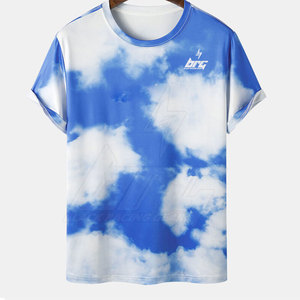 <b>Tie</b> Dye Printing Breathable T-Shirts For Men Breathable Men T-Shirts Comfortable Men T-Shirts - Product Image 1