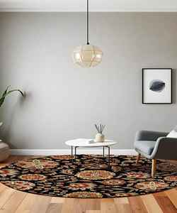 Tapis traditionnels indiens faits à la main en laine pour salon, chambre et maisons modernes - Product Image 1