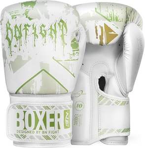 Guantes de Boxeo de Cuero Personalizados, Guantes de Boxeo Profesionales Baratos, Equipo de Combate, Diseño y Logotipo Personalizados - Product Image 4