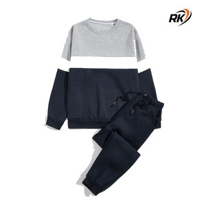 Le dernier survêtement de haute qualité pour hommes est personnalisé poche de cou poids lourd deux pièces Gym Jogging Sportswear pour l'hiver en gros pour hommes - Product Image 1
