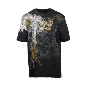 Design personnalisé T-shirt MMA pour hommes grande taille Vêtements pour hommes T-shirt MMA uni à prix réduit - Product Image 4