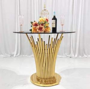 แท่นวางเค้กแต่งงานแบบคริสตัลตกแต่งโลหะ ดีไซน์สวยงามเหมือนในฝัน สำหรับงานแต่งงาน งานเลี้ยง สามารถปรับแต่งได้ - Product Image 3