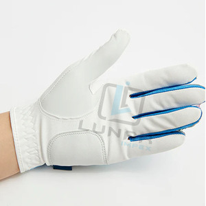 Fleurs Couleurs Chaudes Conception Sublimée Sur Cabretta Gants De Golf En Cuir Pour Femmes Gaucher En Cuir Souple Flexible Gants De Golf - Product Image 2