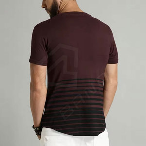 Cómodo hecho a medida de talla grande ropa de calle tela de algodón pesado Transferencia de Calor hombres camisetas - Product Image 3