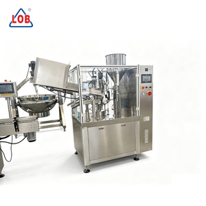 Machine de remplissage et de scellage à tube chauffant interne à tête unique en acier inoxydable pour cosmétiques, fromages et produits laitiers - Product Image 4
