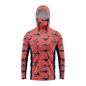 Fabricante OEM & ODM Servicio Personalizado Hombres Pesca Ropa Deportiva 100% Poliéster Spandex Sublimación Impresión Pesca Ropa Con Capucha - Product Image 6