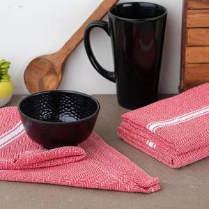 100% coton serviette de cuisine absorbant torchon Ultra doux chiffons de cuisine séchage essuie-mains outils de nettoyage à domicile - Product Image 3