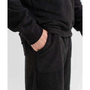 Pantalones cortos de felpa de invierno para hombre Toalla cómoda y cálida para uso diario - Product Image 4