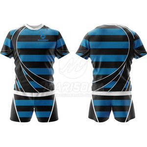 Uniformes de rugby personnalisés de haute qualité, respirants et à séchage rapide, 100% polyester, prix d'usine, vente en gros - Product Image 3
