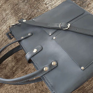 Indian Handmade Genuine Leather Hand <b>Bag</b> For Women Classic And Vintage Office And Daily Use - Product Image 4