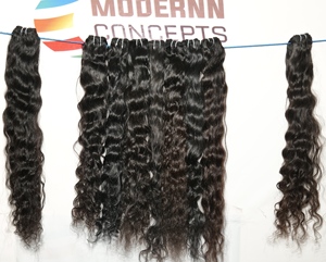 ผมมนุษย์บริสุทธิ์จากเรมี่100% อินเดียผมมนุษย์สีดำไม่ผ่านกระบวนการไม่พันกัน - Product Image 2