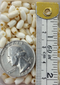 Perles en os naturel faites à la main pour la fabrication de bijoux |   Colliers et bracelets en os sculptés et polis AZ ENTERPRISES pour artisanat DIY (Couleurs au choix) - Product Image 5