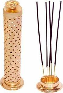 Métal artisanat mini porte-brûleur d'encens en laiton pour une utilisation à la main pour produit Offre Spéciale avec pièce naturelle - Product Image 4