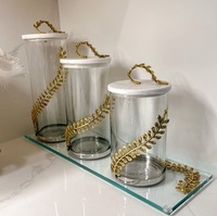 Pot à bonbons décoratif plaqué or de belle qualité, serveur de noix fantaisie fait à la main, forme ronde, vente en gros, pot à fruits secs en métal de luxe