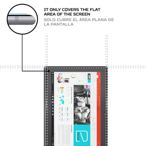 ฟิล์มกันรอยหน้าจอแท็บเล็ต Lenovo Miix 320 ทนทานและป้องกันการกระแทก - Product Image 4