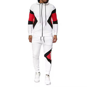 ชุดวอร์มผ้าคอตตอนพิมพ์ลายสำหรับผู้ชายชุดวอร์มผ้าฟลีซผ้าคอตตอนผ้าปะติดโลโก้ตามสั่งสำหรับฤดูหนาว - Product Image 1