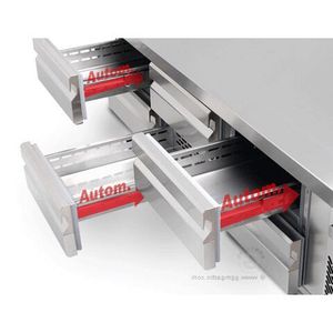 Base de Chef Professionnelle PREMIUM PLUS - -2 à +8°C - 2000 mm - 6 Tiroirs - 6x GN 1/1 - Product Image 4