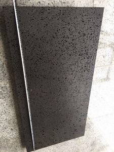 Piedra volcánica de mármol oscuro para la construcción de jardines Precio de Venta caliente de lujo Superficie pulida Piedra útil Lava - Product Image 3