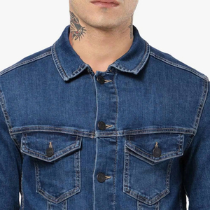 Top Venta Active Wear Hombres Jeans Chaquetas Alta Calidad OEM Servicio Sostenible Superventas streetwear chaqueta para los hombres Personalizada - Product Image 4