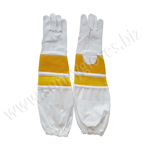 Guantes de apicultura de cuero duradero, herramientas de apicultura de paquistaní - Product Image 2