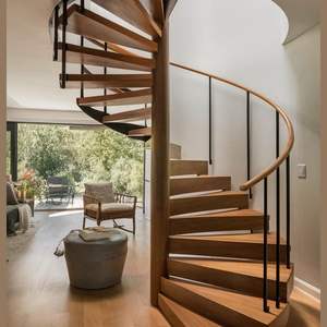 Kits d'escaliers préfabriqués conformes au Code commercial, antidérapants, pour la conception de bâtiments publics, pour un <span class=keywords><strong>escalier</strong></span> <span class=keywords><strong>en</strong></span> colimaçon - Product Image 6