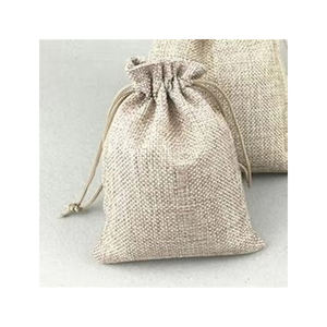 Sacs fourre-tout en jute écologiques personnalisés, réutilisables, durables, biodégradables, cadeaux promotionnels pour événements d'entreprise en gros - Product Image 6