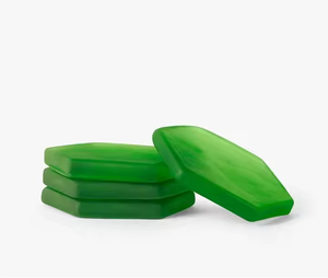 Sous-verres en pierre Sous-verres à thé en résine hexagone de haute qualité Couleur verte pour ustensiles de cuisine par l'artisanat en croissant - Product Image 2