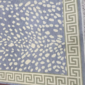 Alfombras persas anudadas a mano turcas, patrón abstracto de perlas marinas, algodón de alta calidad para el diseño del área de la sala de estar, hogar calmante - Product Image 6