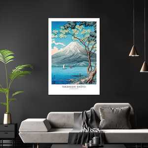 Affiche Takahashi Shotei Lake Yamanaka et mont Fuji pour décoration murale - Product Image 2
